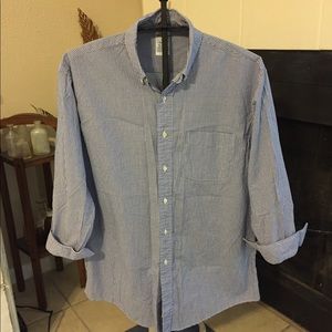 Brooks Brothers Blue/White check Shirt (B17)